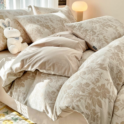 （总）宜代光年 2025新款60s全棉三层纱四件套