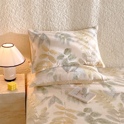 91家纺网 家纺一手货源 找家纺 （总）宝莱利家纺 2025全棉100棉高品质生态磨毛单枕套 质检合格