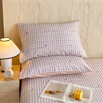 91家纺网 家纺一手货源 找家纺 （总）宝莱利家纺 2025全棉100棉高品质生态磨毛单枕套 质检合格