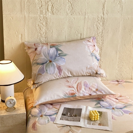 91家纺网 家纺一手货源 找家纺 （总）宝莱利家纺 2025全棉100棉高品质生态磨毛单枕套 质检合格