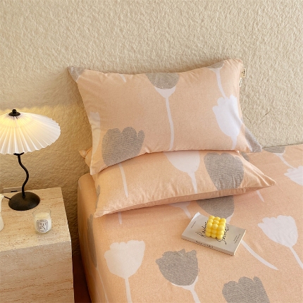 91家纺网 家纺一手货源 找家纺 （总）宝莱利家纺 2025全棉100棉高品质生态磨毛单枕套 质检合格