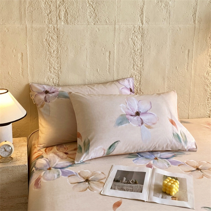 91家纺网 家纺一手货源 找家纺 （总）宝莱利家纺 2025全棉100棉高品质生态磨毛单枕套 质检合格