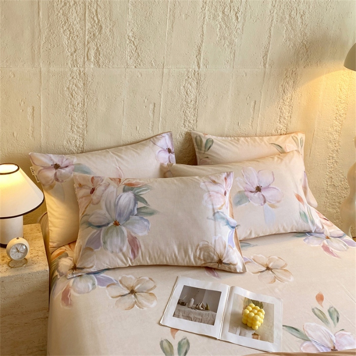 91家纺网 家纺一手货源 找家纺 （总）宝莱利家纺 2025全棉100棉高品质生态磨毛单枕套 质检合格