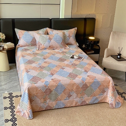 91家纺网 家纺一手货源 找家纺 （总）宝莱利家纺 2025加厚磨毛圆角床单  