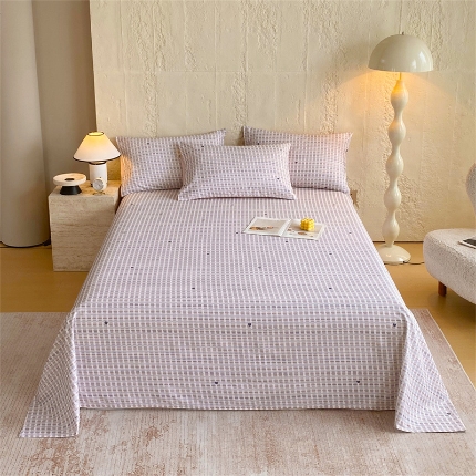 91家纺网 家纺一手货源 找家纺 （总）宝莱利家纺 2025全棉100棉高品质生态磨毛单床单 质检合格 