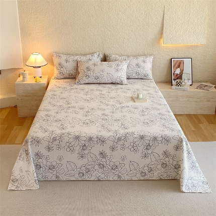 91家纺网 家纺一手货源 找家纺 （总）宝莱利家纺 2025全棉100棉高品质生态磨毛单床单 质检合格 