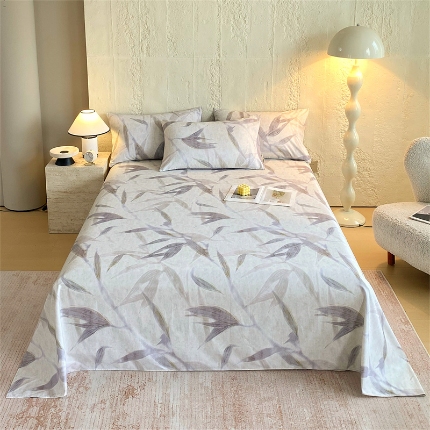 91家纺网 家纺一手货源 找家纺 （总）宝莱利家纺 2025全棉100棉高品质生态磨毛单床单 质检合格 