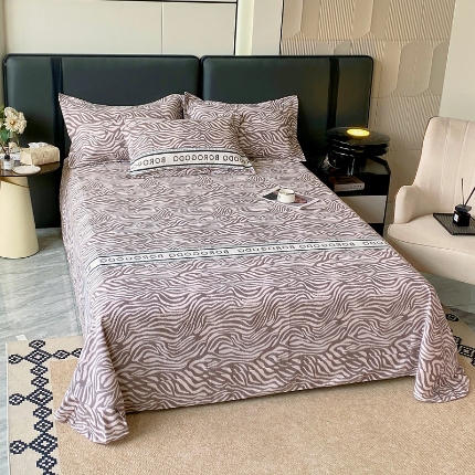 91家纺网 家纺一手货源 找家纺 （总）宝莱利家纺 2025加厚磨毛圆角床单  