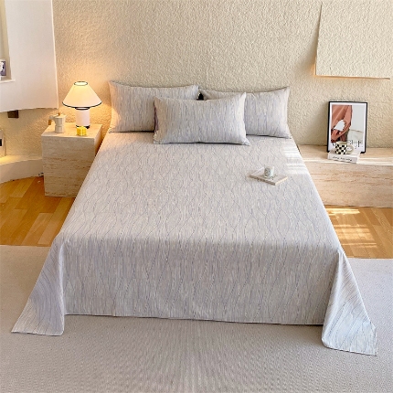 91家纺网 家纺一手货源 找家纺 （总）宝莱利家纺 2025全棉100棉高品质生态磨毛单床单 质检合格 