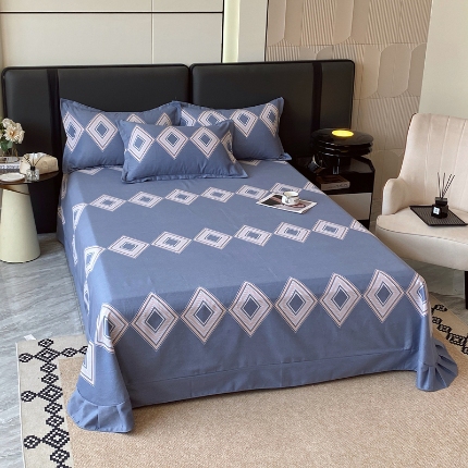 91家纺网 家纺一手货源 找家纺 （总）宝莱利家纺 2025加厚磨毛圆角床单  