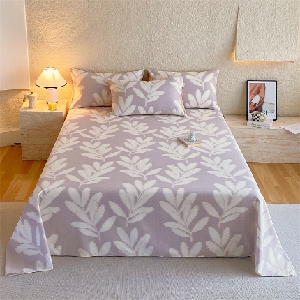 91家纺网 家纺一手货源 找家纺 （总）宝莱利家纺 2025全棉100棉高品质生态磨毛单床单 质检合格 