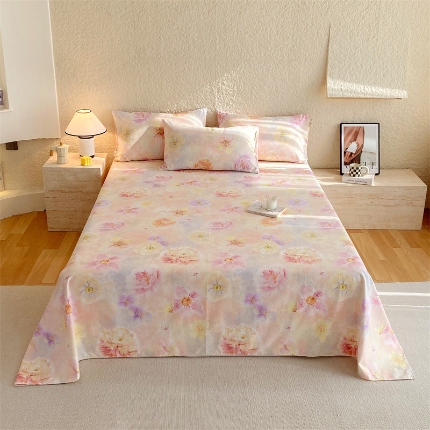 91家纺网 家纺一手货源 找家纺 （总）宝莱利家纺 2025全棉100棉高品质生态磨毛单床单 质检合格 