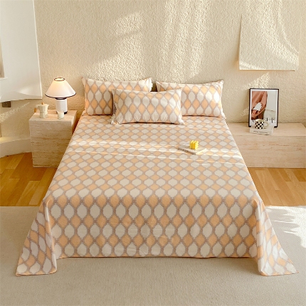 91家纺网 家纺一手货源 找家纺 （总）宝莱利家纺 2025全棉100棉高品质生态磨毛单床单 质检合格 