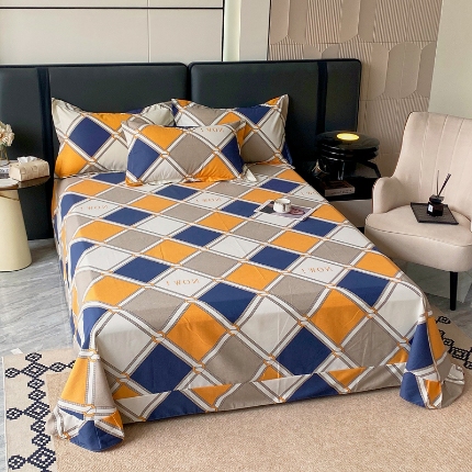 91家纺网 家纺一手货源 找家纺 （总）宝莱利家纺 2025加厚磨毛圆角床单  