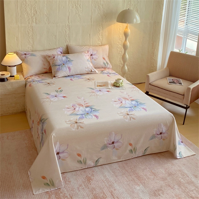 91家纺网 家纺一手货源 找家纺 （总）宝莱利家纺 2025全棉100棉高品质生态磨毛单床单 质检合格 