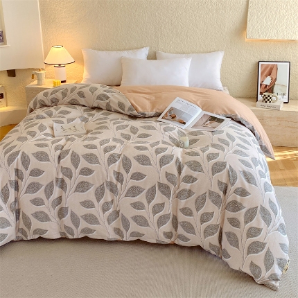 91家纺网 家纺一手货源 找家纺 （总）宝莱利家纺 2025全棉100棉高品质生态磨毛单被套  质检合格 