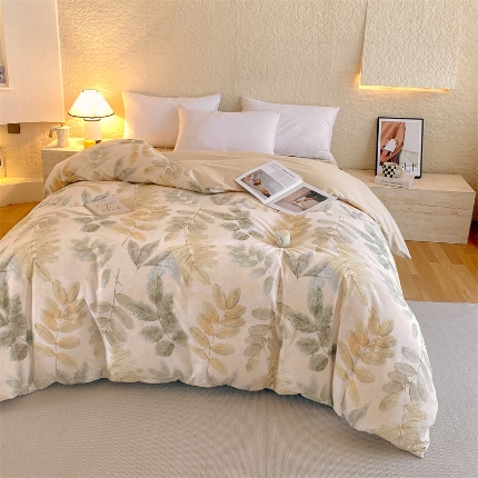 91家纺网 家纺一手货源 找家纺 （总）宝莱利家纺 2025全棉100棉高品质生态磨毛单被套  质检合格 