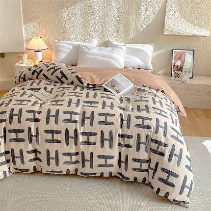 91家纺网 家纺一手货源 找家纺 （总）宝莱利家纺 2025全棉100棉高品质生态磨毛单被套  质检合格 