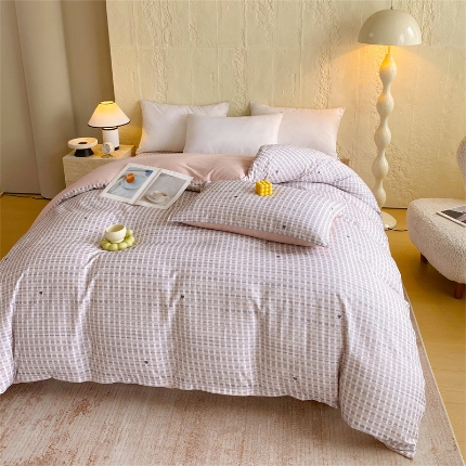 91家纺网 家纺一手货源 找家纺 （总）宝莱利家纺 2025全棉100棉高品质生态磨毛单被套  质检合格 