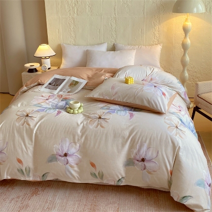 91家纺网 家纺一手货源 找家纺 （总）宝莱利家纺 2025全棉100棉高品质生态磨毛单被套  质检合格 