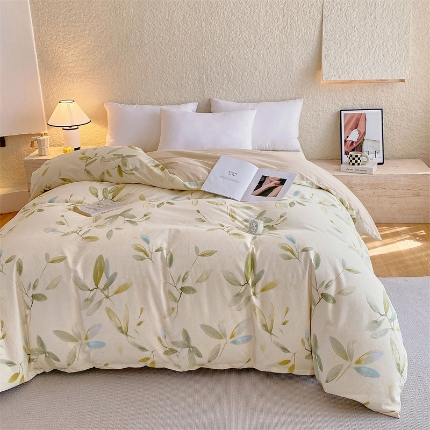 91家纺网 家纺一手货源 找家纺 （总）宝莱利家纺 2025全棉100棉高品质生态磨毛单被套  质检合格 