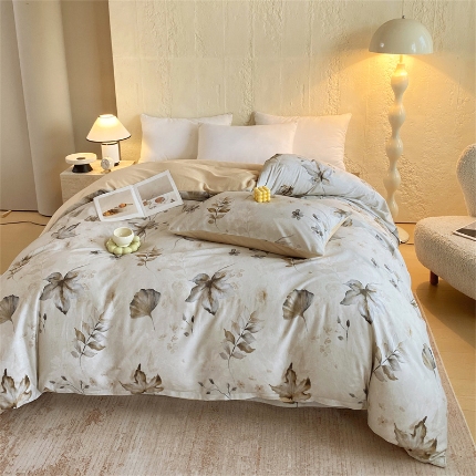 91家纺网 家纺一手货源 找家纺 （总）宝莱利家纺 2025全棉100棉高品质生态磨毛单被套  质检合格 