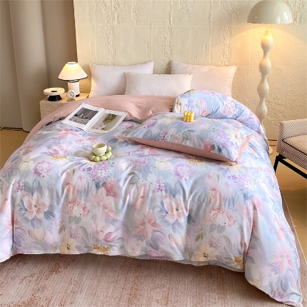 91家纺网 家纺一手货源 找家纺 （总）宝莱利家纺 2025全棉100棉高品质生态磨毛单被套  质检合格 