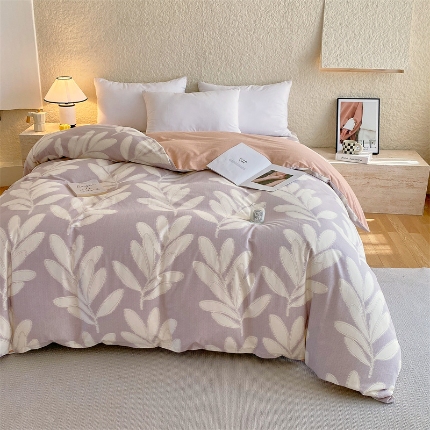 91家纺网 家纺一手货源 找家纺 （总）宝莱利家纺 2025全棉100棉高品质生态磨毛单被套  质检合格 