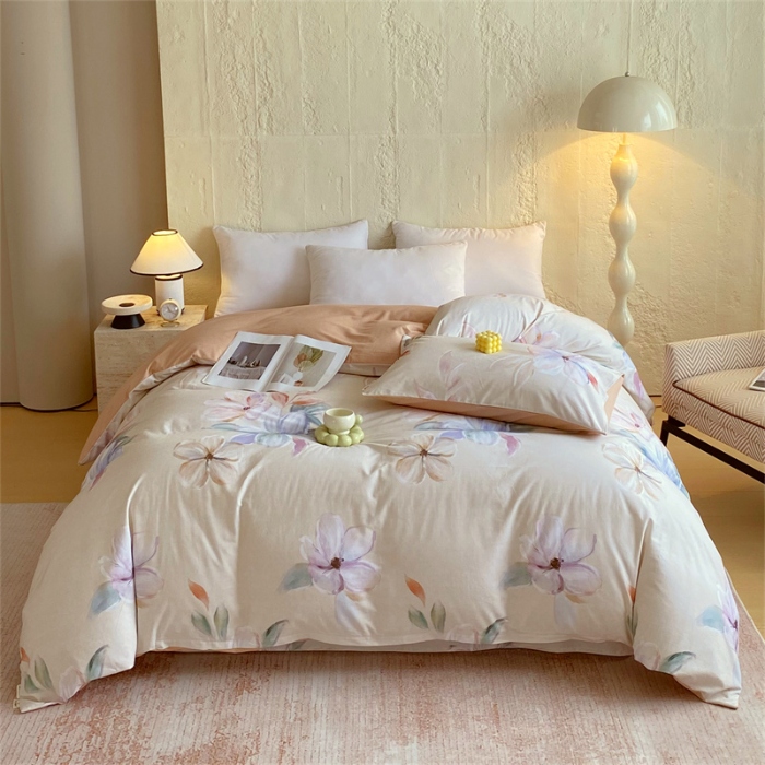 91家纺网 家纺一手货源 找家纺 （总）宝莱利家纺 2025全棉100棉高品质生态磨毛单被套  质检合格 