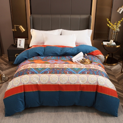 91家纺网 家纺一手货源 找家纺 （总）宝莱利家纺 2025加厚磨毛被套 