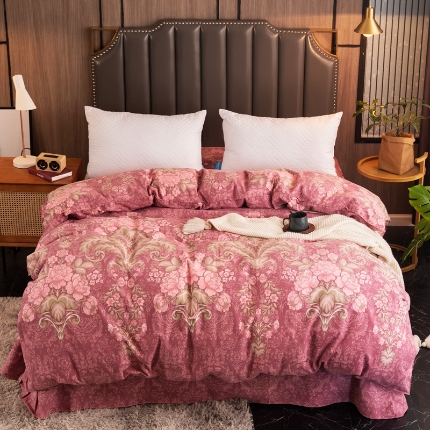 91家纺网 家纺一手货源 找家纺 （总）宝莱利家纺 2025加厚磨毛被套 