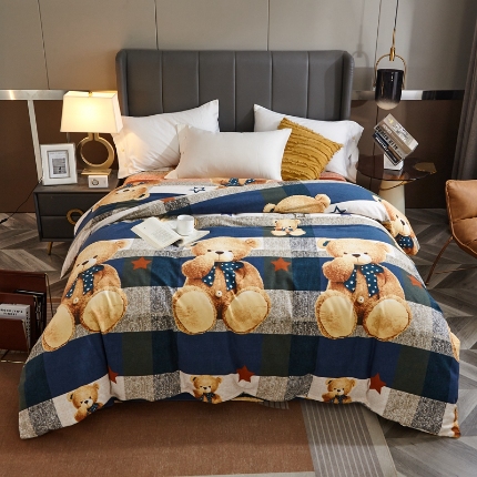 91家纺网 家纺一手货源 找家纺 （总）宝莱利家纺 2025加厚磨毛被套 