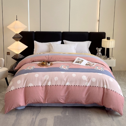 91家纺网 家纺一手货源 找家纺 （总）宝莱利家纺 2025加厚磨毛被套 