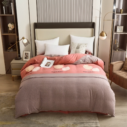 91家纺网 家纺一手货源 找家纺 （总）宝莱利家纺 2025加厚磨毛被套 