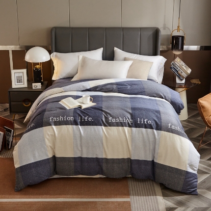 91家纺网 家纺一手货源 找家纺 （总）宝莱利家纺 2025加厚磨毛被套 