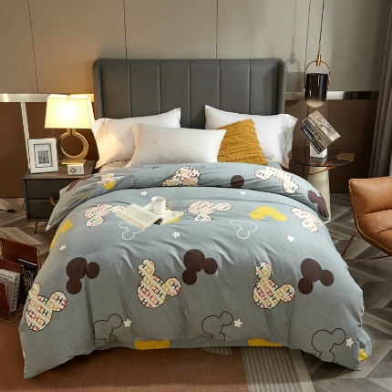 91家纺网 家纺一手货源 找家纺 （总）宝莱利家纺 2025加厚磨毛被套 