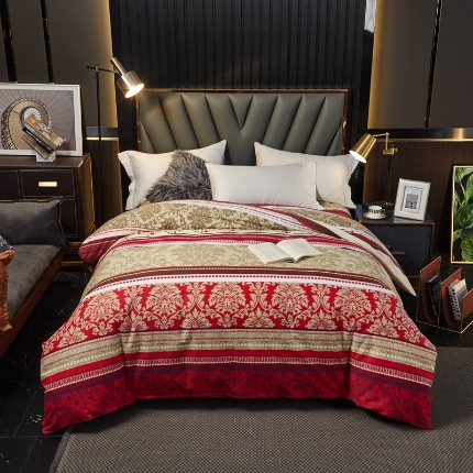 91家纺网 家纺一手货源 找家纺 （总）宝莱利家纺 2025加厚磨毛被套 