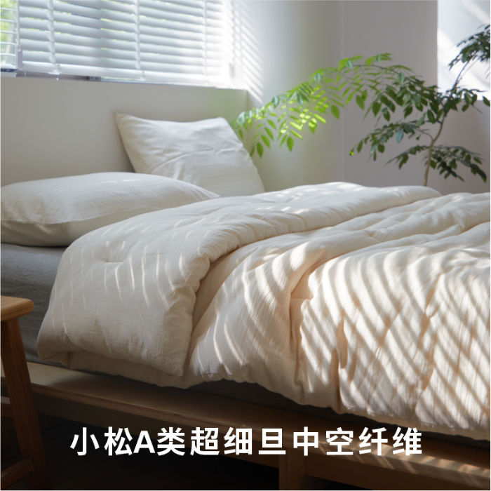 91家纺网 家纺一手货源 找家纺 （总）明治西川 麻间生息天然棉麻被子冬被抗菌纤维被芯婴幼儿标准A类懒人春秋被可机洗