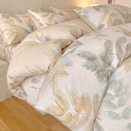 91家纺网 家纺一手货源 找家纺 （总）宝莱利家纺 2025全棉100棉高品质生态磨毛四件套 质检合格 