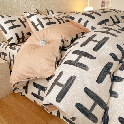 91家纺网 家纺一手货源 找家纺 （总）宝莱利家纺 2025全棉100棉高品质生态磨毛四件套 质检合格 