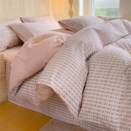 91家纺网 家纺一手货源 找家纺 （总）宝莱利家纺 2025全棉100棉高品质生态磨毛四件套 质检合格 