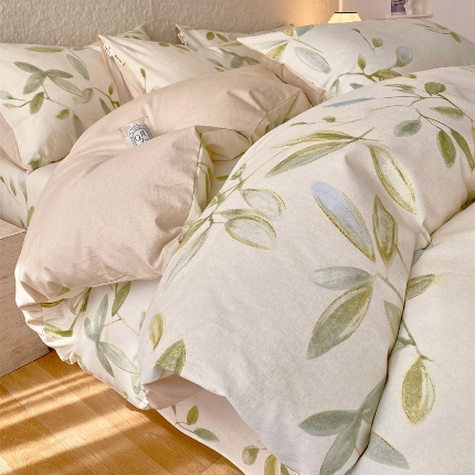 91家纺网 家纺一手货源 找家纺 （总）宝莱利家纺 2025全棉100棉高品质生态磨毛四件套 质检合格 