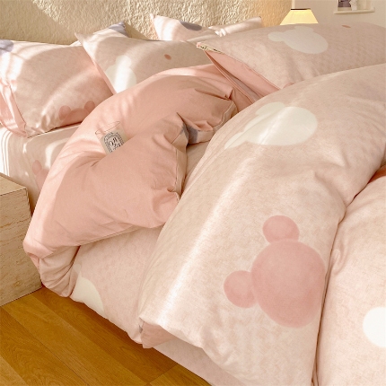 91家纺网 家纺一手货源 找家纺 （总）宝莱利家纺 2025全棉100棉高品质生态磨毛四件套 质检合格 