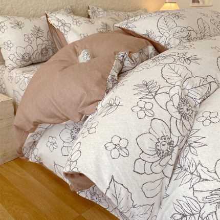 91家纺网 家纺一手货源 找家纺 （总）宝莱利家纺 2025全棉100棉高品质生态磨毛四件套 质检合格 