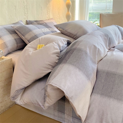 91家纺网 家纺一手货源 找家纺 （总）宝莱利家纺 2025全棉100棉高品质生态磨毛四件套 质检合格 