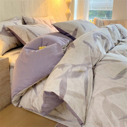 91家纺网 家纺一手货源 找家纺 （总）宝莱利家纺 2025全棉100棉高品质生态磨毛四件套 质检合格 