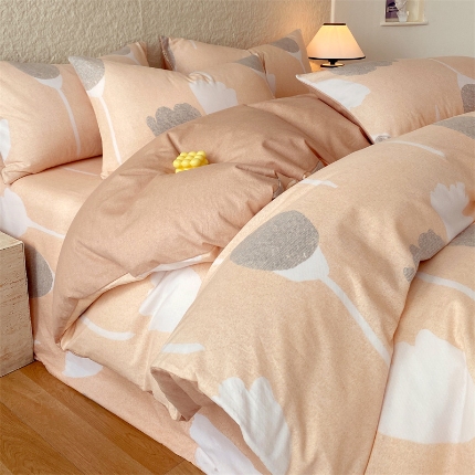 91家纺网 家纺一手货源 找家纺 （总）宝莱利家纺 2025全棉100棉高品质生态磨毛四件套 质检合格 