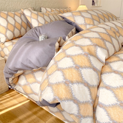 91家纺网 家纺一手货源 找家纺 （总）宝莱利家纺 2025全棉100棉高品质生态磨毛四件套 质检合格 