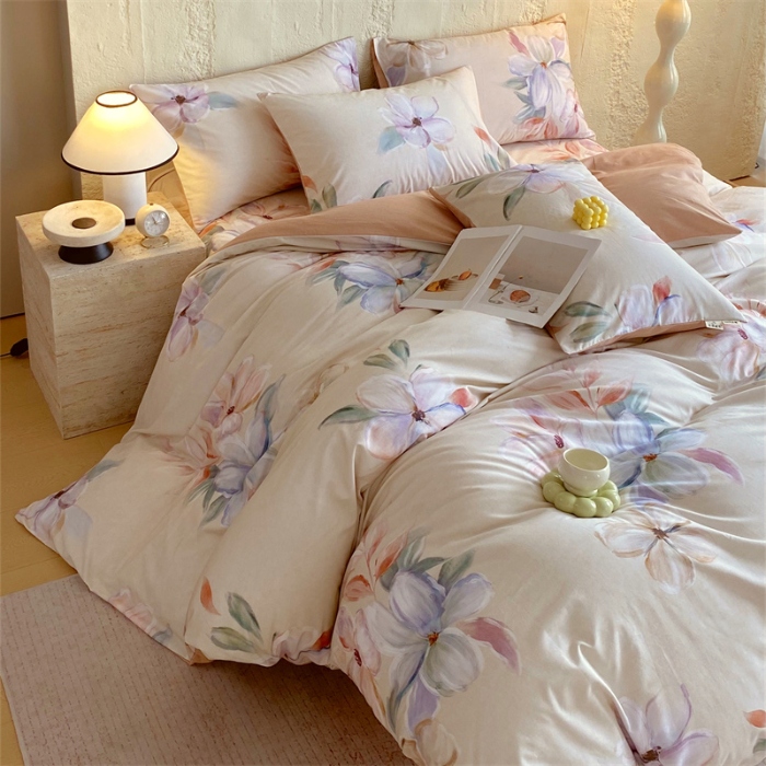 91家纺网 家纺一手货源 找家纺 （总）宝莱利家纺 2025全棉100棉高品质生态磨毛四件套 质检合格 