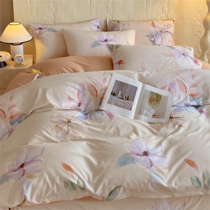 91家纺网 家纺一手货源 找家纺 （总）宝莱利家纺 2025全棉100棉高品质生态磨毛四件套 质检合格 